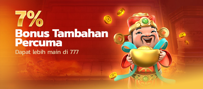 7% Bonus Tambahan Percuma